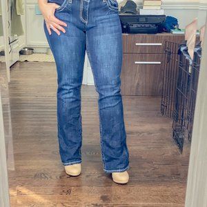 Kut from the Kloth Mid-Rise Natalie Bootcut Jeans